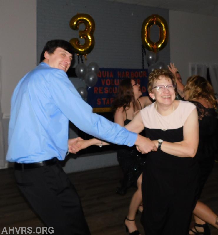 Nick and Chris on the dance floor